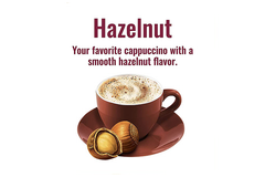 Hazelnut Cappuccino 1kg - Luxuria Emporium